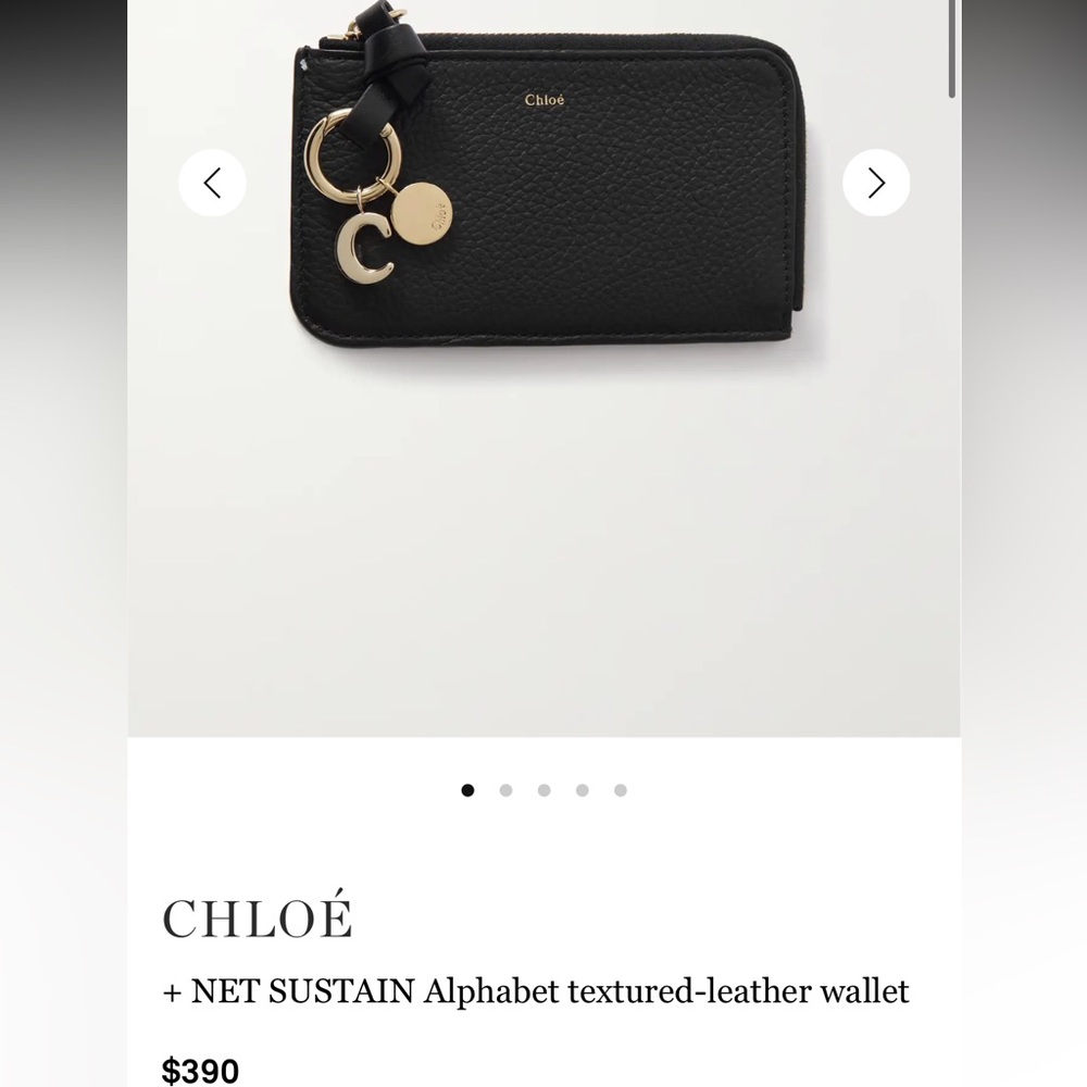 Chloé Alphabet Wallet